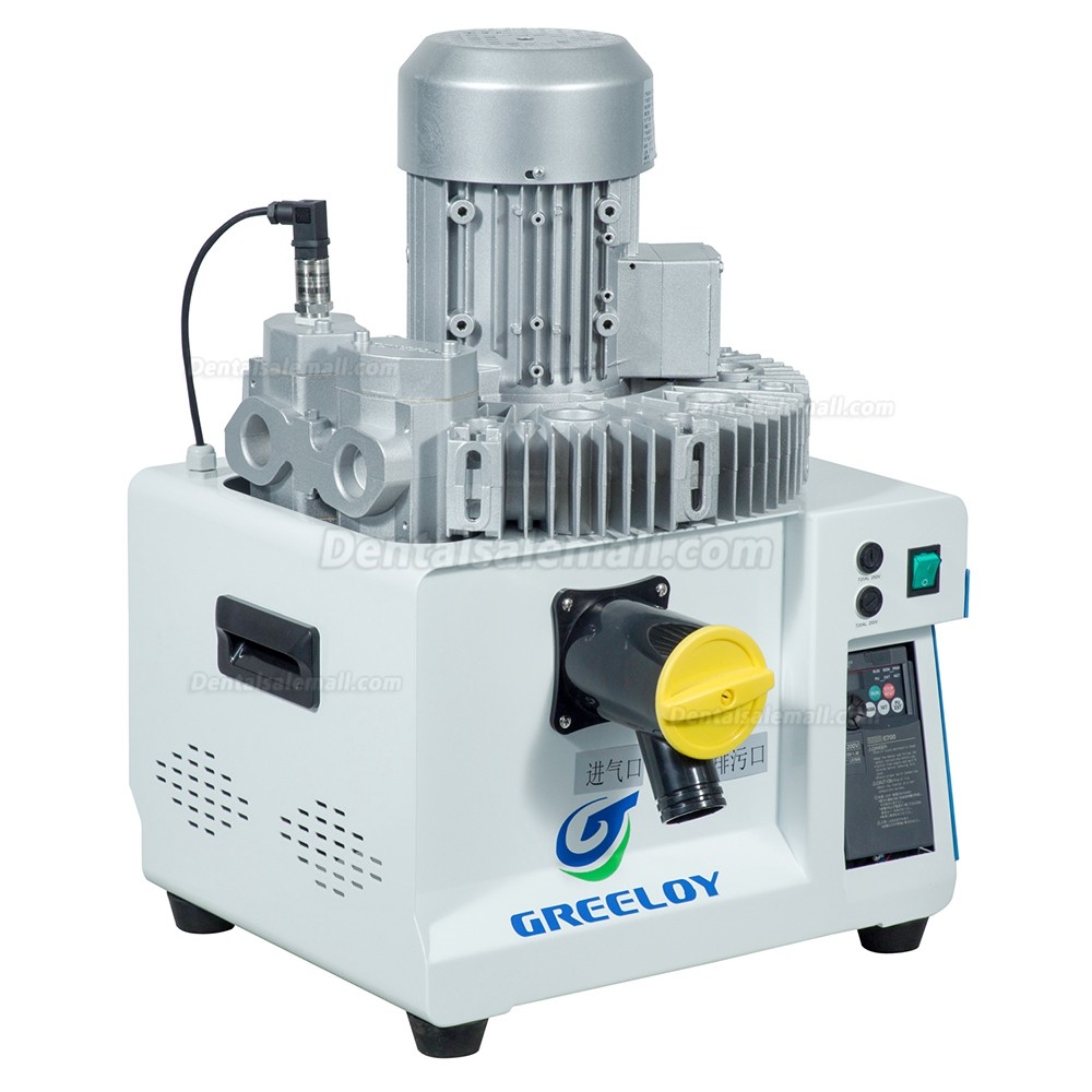 Greeloy GS-03F Mobile Dental Suction Unit Porable Dental Vacuum Pump Low Noise 1500L/min